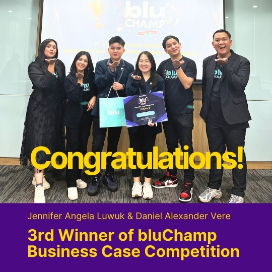 Jennifer & Daniel - 3RD WINNER OF BLUCHAMP BUSINESS CASE COMPETITION